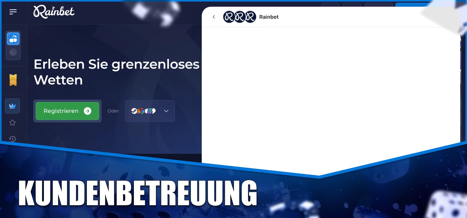 Kundensupport bei Rainbet
